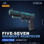 Сувенирный Five-SeveN | Midnight Paintover | Поношенное · Скин Counter-Strike 2