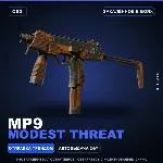 MP9 | Modest Threat | Закалённое в боях · Скин Counter-Strike 2
