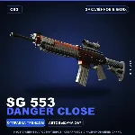 SG 553 | Danger Close | Закалённое в боях · Скин Counter-Strike 2