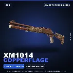 XM1014 | Copperflage | Немного поношенное · Скин Counter-Strike 2