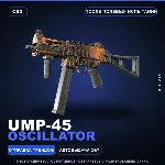 UMP-45 | Oscillator | После полевых испытаний · Скин Counter-Strike 2