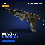 StatTrak™ MAG-7 | Popdog | Закалённое в боях · Скин Counter-Strike 2