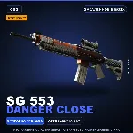 StatTrak™ SG 553 | Danger Close | Закалённое в боях · Скин Counter-Strike 2