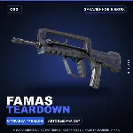 FAMAS | Teardown | Закалённое в боях · Скин Counter-Strike 2