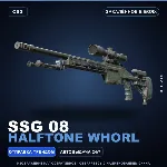 SSG 08 | Halftone Whorl | Закалённое в боях · Скин Counter-Strike 2
