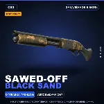 StatTrak™ Sawed-Off | Black Sand | Закалённое в боях · Скин Counter-Strike 2
