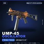 UMP-45 | Oscillator | Немного поношенное · Скин Counter-Strike 2
