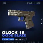 Glock-18 | Oxide Blaze | Закалённое в боях · Скин Counter-Strike 2