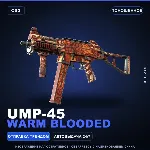 UMP-45 | Warm Blooded | Поношенное · Скин Counter-Strike 2