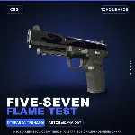 Five-SeveN | Flame Test | Поношенное · Скин Counter-Strike 2