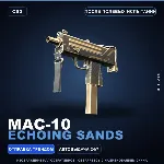 MAC-10 | Echoing Sands | После полевых испытаний · Скин Counter-Strike 2