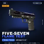 StatTrak™ Five-SeveN | Flame Test | Поношенное · Скин Counter-Strike 2
