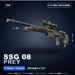 SSG 08 | Prey | Закалённое в боях · Скин Counter-Strike 2