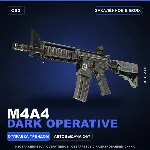 M4A4 | Dark Operative | Закалённое в боях · Скин Counter-Strike 2