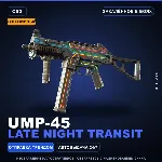 Сувенирный UMP-45 | Late Night Transit | Закалённое в боях · Скин Counter-Strike 2