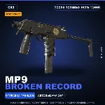 StatTrak™ MP9 | Broken Record | После полевых испытаний · Скин Counter-Strike 2