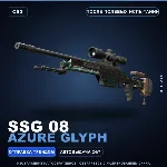 SSG 08 | Azure Glyph | После полевых испытаний · Скин Counter-Strike 2