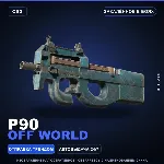 P90 | Off World | Закалённое в боях · Скин Counter-Strike 2