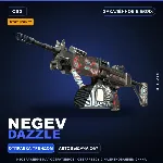 StatTrak™ Negev | Dazzle | Закалённое в боях · Скин Counter-Strike 2