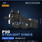 Сувенирный P90 | Straight Dimes | Немного поношенное · Скин Counter-Strike 2