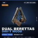 Сувенирный Dual Berettas | Drift Wood | Закалённое в боях · Скин Counter-Strike 2