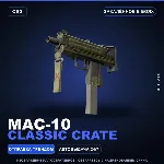 MAC-10 | Classic Crate | Закалённое в боях · Скин Counter-Strike 2