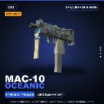 StatTrak™ MAC-10 | Oceanic | Закалённое в боях · Скин Counter-Strike 2