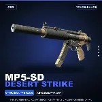 MP5-SD | Desert Strike | Поношенное · Скин Counter-Strike 2