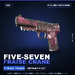 Five-SeveN | Fraise Crane | Закалённое в боях · Скин Counter-Strike 2