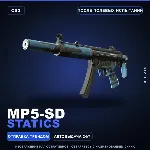 MP5-SD | Statics | После полевых испытаний · Скин Counter-Strike 2