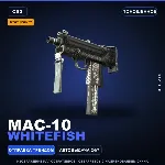 StatTrak™ MAC-10 | Whitefish | Поношенное · Скин Counter-Strike 2