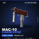 MAC-10 | Carnivore | Закалённое в боях · Скин Counter-Strike 2