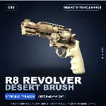 R8 Revolver | Desert Brush | Немного поношенное · Скин Counter-Strike 2