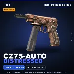 StatTrak™ CZ75-Auto | Distressed | Немного поношенное · Скин Counter-Strike 2