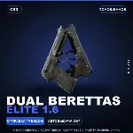 Dual Berettas | Elite 1.6 | Поношенное · Скин Counter-Strike 2