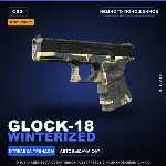 StatTrak™ Glock-18 | Winterized | Немного поношенное · Скин Counter-Strike 2