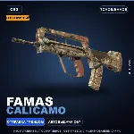 Сувенирный FAMAS | CaliCamo | Поношенное · Скин Counter-Strike 2