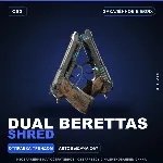 Dual Berettas | Shred | Закалённое в боях · Скин Counter-Strike 2
