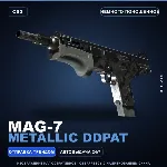 MAG-7 | Metallic DDPAT | Немного поношенное · Скин Counter-Strike 2