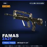 Сувенирный FAMAS | 2A2F | Закалённое в боях · Скин Counter-Strike 2