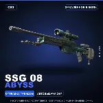 SSG 08 | Abyss | Закалённое в боях · Скин Counter-Strike 2