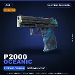 StatTrak™ P2000 | Oceanic | Закалённое в боях · Скин Counter-Strike 2