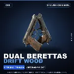Dual Berettas | Drift Wood | Закалённое в боях · Скин Counter-Strike 2