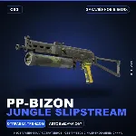 PP-Bizon | Jungle Slipstream | Закалённое в боях · Скин Counter-Strike 2