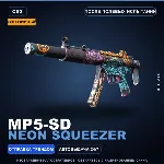 Сувенирный MP5-SD | Neon Squeezer | После полевых испытаний · Скин Counter-Strike 2