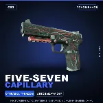 Five-SeveN | Capillary | Поношенное · Скин Counter-Strike 2