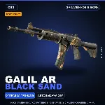 StatTrak™ Galil AR | Black Sand | Закалённое в боях · Скин Counter-Strike 2