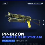 PP-Bizon | Jungle Slipstream | Немного поношенное · Скин Counter-Strike 2