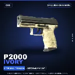 P2000 | Ivory | Закалённое в боях · Скин Counter-Strike 2
