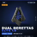 StatTrak™ Dual Berettas | Elite 1.6 | Поношенное · Скин Counter-Strike 2